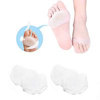 Metatarsal Pads Ball of Foot Cushions - 4 Pcs Soft Gel Ball of Foot Pads - Mortons Neuroma Callus Metatarsal Foot Pain Relief Bunion Forefoot Cushioning Relief Women Men
