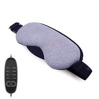 Sleep Blindfold Heated Eye Mask with USB Temperature Control and Timing Eyeshade Relief Dry Eye or Tired Eyes Night Sleeping Hot Steam Eye Cover by WONDERHOO (Fragrance Free)