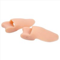Bunion Cushion Set, 2 Pairs, Gel Bunion Pad to Relieve Hallux Valgus Pain, Reusable Bunion Shields, for Women and Men,Flesh