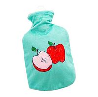 Lovely Mini 500 ML Soft Cute Hot Water Bottle Soft Cover,Apple(Cover May Random)