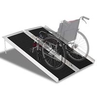 Velraptor 3 FT Portable Folding Wheelchair Ramps Non-Skid Aluminum Loading Traction Threshold Ramp Holds up to 600 lbs