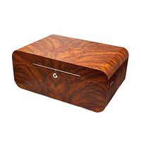 Spanish Cedar Wood Cigar Box,Cigar humidor with Humidifier and Hygrometer