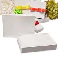 White Glossy Jewelry Box | Quantity: 100 | Width: 3 1/2"