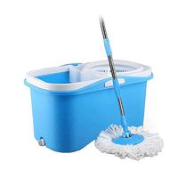 Xiaochongshan Spin Mop Bucket With Set Hand-Free Washing & Drying 360° Spinning Mop Head For Easy Floor Cleaning Sturdy Stable Bucket With Carry Handle，Mop bucket set