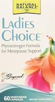 Natural Balance Ladies Choice Capsules, Menopause Support, 60-Count