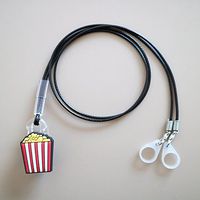 BTE Hearing Aids Clip (Safty Protection Accessory) Black Rope w/Replaceable Silicone Loop