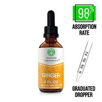 Garden Organics - Ginger Alcohol-Free Extract, Organic Ginger (Zingiber officinale) Dried Root (2 Fl Oz)