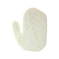 POPULAR LIFE Kleen Mitt White Mitt Refill for Left Hand - One Size Fits Most | Scratch-Free, Fine Grade Scouring Pads