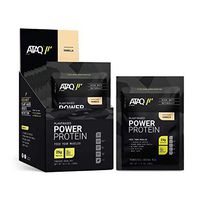 ATAQ Plant Based Protein Powder, Vegan, Vanilla, 25g Protein (Pea, Rice, Flax, Chia, Pumpkin), Non GMO, Non Dairy, Non Soy, No Added Sugars, 8 Single Serving Packets