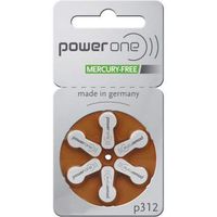 30 x Power One Size P312 Powerone Hearing Aid Batteries