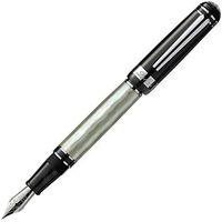 Laban New Rainbow Pearl Black Medium Point Fountain Pen - LTF-322-BK