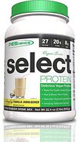 PEScience Select Vegan Protein Powder, Vanilla Indulgence, 27 Serving (2 Pack), Premium Pea and Brown Rice Protein Blend