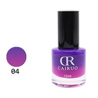 Nail Art Polish,Putars Sexy 26 Colors Temperature Change Nail Polish Color Temperature Control Nail Oil 12ml (D)