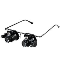 20x Magnifier Magnifying Eye Glasses Loupe Lens Jeweler Watch Repair LED Light
