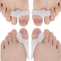 Dr.Koyama Bunion Pads Hammered Toe Splints - Fast Bunion Relief Big Toe Separator, Straightener, Spacer, Spreader for Hallux Valgus Bunion Aid Treatment