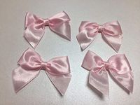 50 Satin Ribbon Bows 2" Choose Handmade Bow Pink