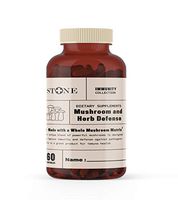 Mushroom and Herb Defense - Immune Support, Reishi, Vitamin C, Garlic, Graviola, Shiitake, Olive Leaf, Panax Ginseng