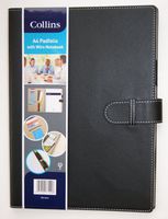 Collins A4 7201 Padfolio with Notepad Belt
