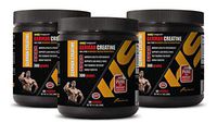 Muscle Booster Supplement - German CREATINE Powder - 100% Pure MICRONIZED CREATINE MONOHYDRATE - Creatine monohydrate Powder Pure - 3 Cans 900 Grams (180 Servings)