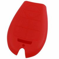 KeyGuardz Red Rubber Keyless Entry Remote Key Fob Skin Cover Protector