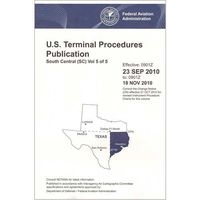 FAA IFR Terminal Procedures Bound South Central (SC-5) Vol 5 of 5 (Always Current Edition)