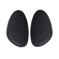 3 Pairs Girl Skid-Proof Forefoot Pads Shoe Insoles, Black