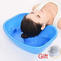 Shampoo Basin Portable Plastic Medical Hair Washing Basin Wash Basin for Elderly Pregnant Disabled Patients