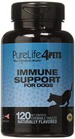 Immune Support Supplement for Dogs – 120 natural chews tablets with Organic Spirulina, Astaxanthin and Coenzyme Q10 – Provides antioxidants – Supports overall ocular health - Made in USA