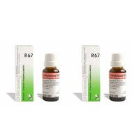 2 Lots X Dr.Reckeweg R 67 Homeopathic Remedy Drops - 22 ML