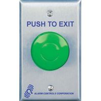 Push Button, 5 in. H, w/Pneumatic Switch
