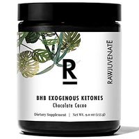Rawjuvenate BHB Exogenous Ketones for Ketosis, Energy, Focus, Keto Diet, Chocolate, 9 oz
