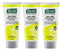 Thursday Plantation Tea Tree Antiseptic Cream, Antibacterial Skin Treatment, 3.5 Ounces… 3 PK