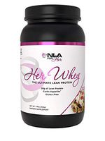NLA for Her- Her Whey- Lean Whey Isolate Protein for Women-Added Amino Acids for Recovery, Builds Muscle, Curbs Appetite - 2.2 lb, 18 Servings (Peanut Butter Banana Split)