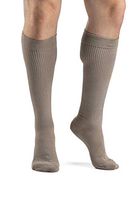 SIGVARIS Men's Casual Cotton 186 Calf High Compression Socks 15-20mmHg