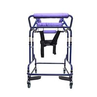 EGCLJ Standing Walk Stand - Stand Frame with Seat Wheel Rehabilitation Device - Lower Limb Walker Disabled Stand Children Stand Frame
