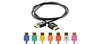 Kramer C-HM/HM/PICO/YL-10, 10 Foot Ultra Slim High Speed HDMI Cable Yellow