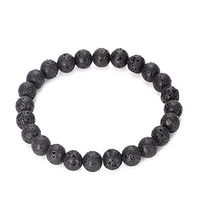 SULYSI Real Lava Stone Diffuser Oil Bracelet for Men Women Anxiety Stretch Bracelet - Meditation,Relax,Healing,Aromatherapy