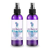 Anti-Bacterial Pillow Mist, Promotes Clear Skin & Protects from Acne-Causing Bacteria, Cleans Pillows, Pillowcases, Beddings, and Sheets Made in USA (Lavender, 4 fl oz - 2 Count)