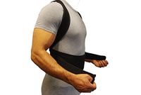 Working Support, Back Shoulder Lumbar Waist Supporting Brace Belt, Improve and Fix Poor Posture for Women Men (XL)