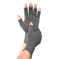 Highway Arthritis Hand Compression Gloves – Comfy Fit, Fingerless Design, Breathable & Moisture Wicking Fabric – Alleviate Rheumatoid Pains, Ease Muscle Tension, Relieve Carpal Tunnel Aches (M)