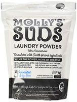 Molly's Suds Unscented Laundry Detergent Powder, 70 Loads, Natural Laundry Soap for Sensitive Skin
