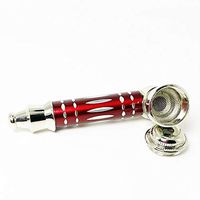 Mini Pipes & Portable Jamaican Style This is a Very Good Gift (Short Style Red)