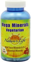 Nature's Life Minerals Veg Tablets, Mega, 250 Count