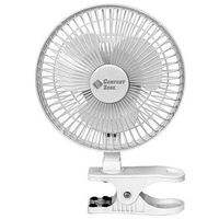 BOVADO USA 6 INCH - 2 Speed - Adjustable Tilt, Whisper Quiet Operation Clip-On-Fan with 5.5 Foot Cord and Steel Safety Grill, White - by Comfort Zone