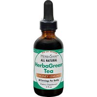 Herbasway Laboratories HerbaGreen Tea Honey Lemon - All Natural - 2 fl oz (Pack of 2)