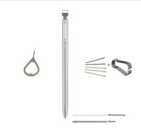 FXDTECH Chromebook Plus Pen Replacement Stylus S Pen for Samsung Chromebook Plus 12.2" XE521QAB-K01US XE521QAB-K02US XE521QAB-K03US Stylus S Pen +Replacement Tips/Nibs (Gray)