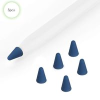 ZALU Compatible with Apple Pencil Tips Replacement for 2nd Gen, Silicone Nibs Cover Writing Protection for iPad Pencil (Midnight Blue)