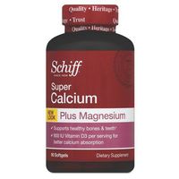 Schiff Super Calcium Plus Magnesium with Vitamin D Softgel, 90 Count by Schiff