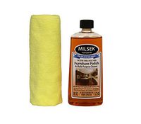 Milsek Furniture Polish and Cleaner with Orange Oil & Microfiber Cleaning Towel, 12-Ounce, ORT-1
