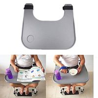 LXT PANDA Wheelchair Table Tray, Wheelchair Lap Tray Table Accessories with Cup Holder Medical Portable Child Chair Universal Trays Desk for Manual Powered or Electric Wheelchairs.